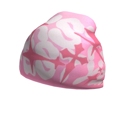 PINK Y2K ROCKSTAR LYFESTYLE BEANIE