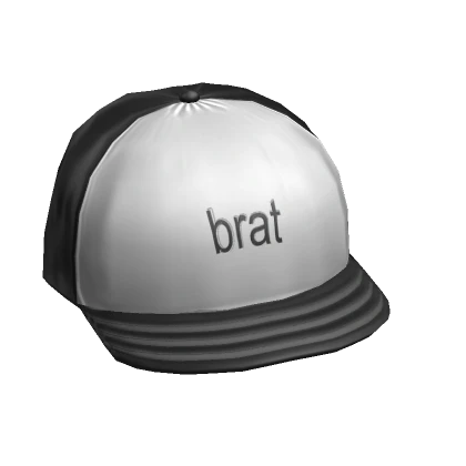 Charli xcx Black and White brat Hat