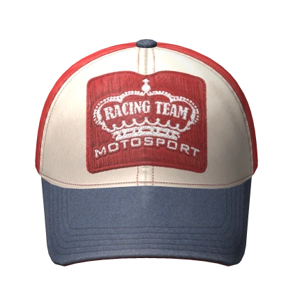 Red Denim Motosport Cap