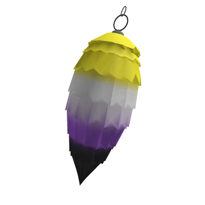 Non-binary Tail Keychain