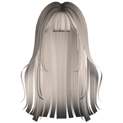 platinum blonde ombre wispy flared rockstar hair