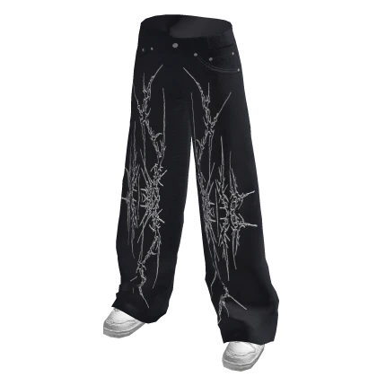 Indigo Cyber Sigil Jeans