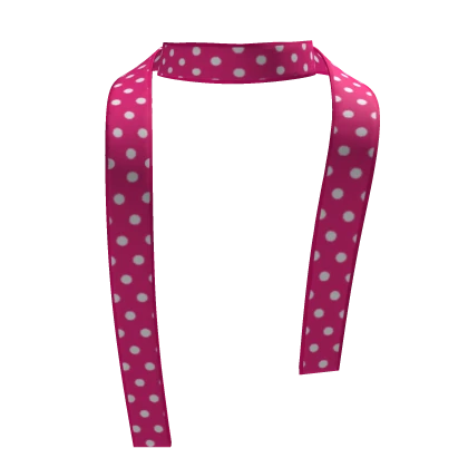 hot pink polka dot scarf 3.0