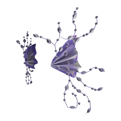 Fairycore Oceanic Elf Ears Purple