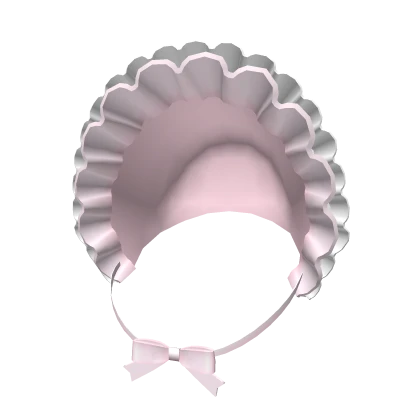 ୨୧: kawaii sweet heart bonnet in baby pink