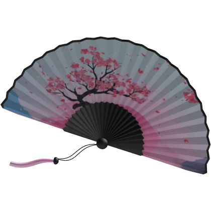 Cute Pink Japanese Fan