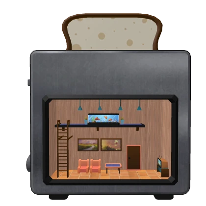 Toaster with a living Room