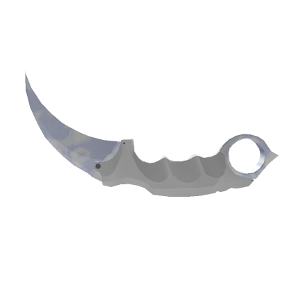 White Holdable Karambit [R6]