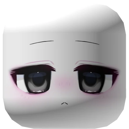 ♡ cute blank anime manga moe face