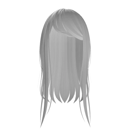 ♡ : white wispy shoujo anime hair