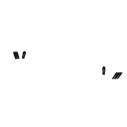 Black & White Chrome Cross Charm Nails