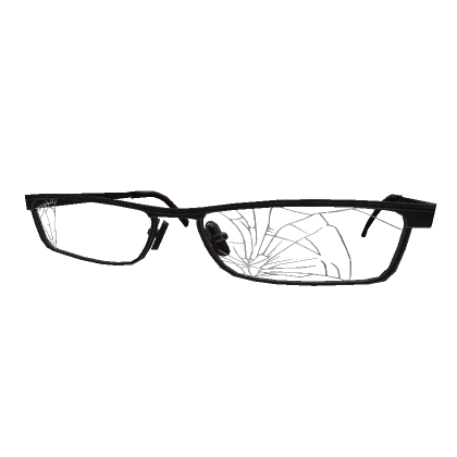 Low Dark Silver Cracked Glasses