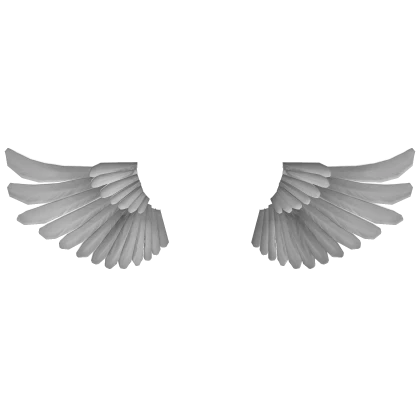 White Sparkling Angel Wings Feather [ADDON]