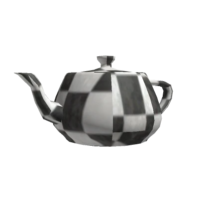 Checkerboard Teapot Shoulder Buddy