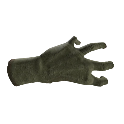 Right shoulder crawly zombie hand Halloween prop