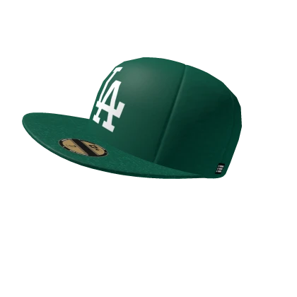 LA Fitted Cap ( Green )