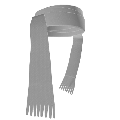 cozy winter white wool scarf