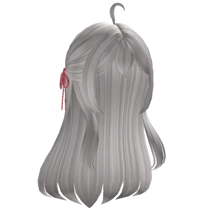 Alya Anime Hair Silver Bow Pink (Alisa)