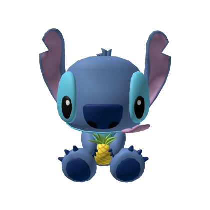 Stitch alien Backpack blue w pineapple