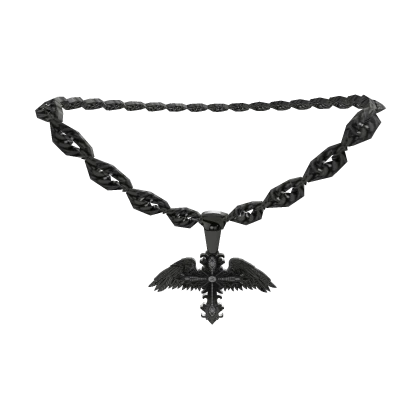 Y2K Angelical Black Diamond Chain