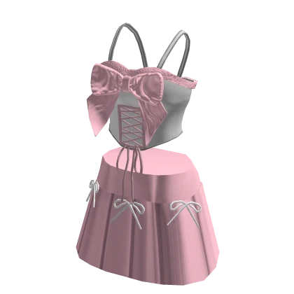 Cute White Ribbon Dress