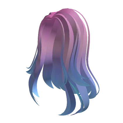 Pink and Blue Dyed Hair