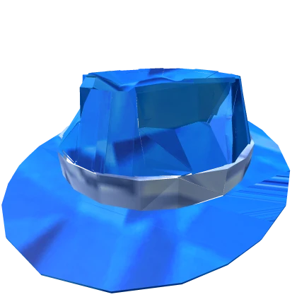 [⌛] Sky Blue Sparkle Time Keeper Fedora