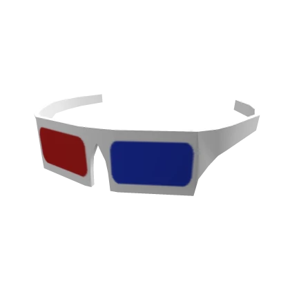 Retro 3D Blue and Red Shades
