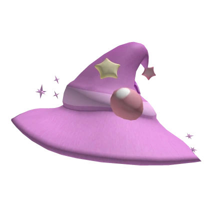 Pink Witch Star Hat