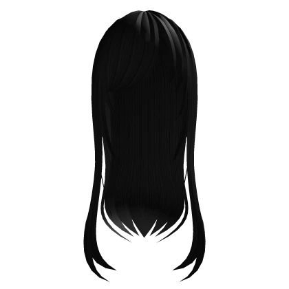 ♡ : black fatal frame emo hair