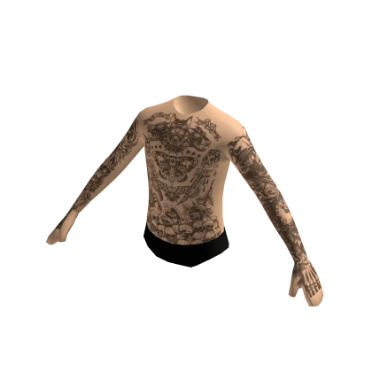 AllStar Body Tats #6 "Skull King"