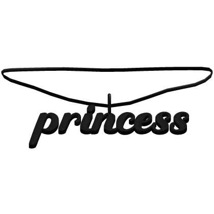Princess Necklace in Black