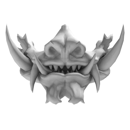 Oni Dragon Mask White - {GG, E3}
