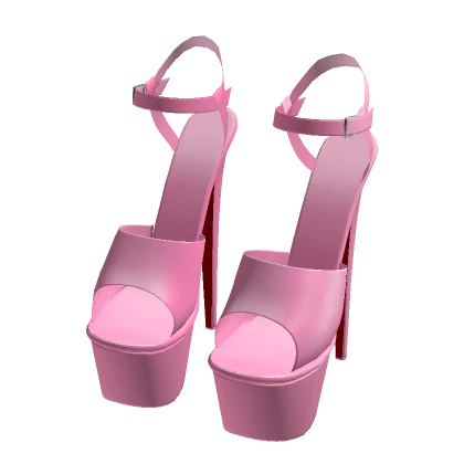 Y2K ☆ Pink Platform Stiletto Heels (Syaa ver.)