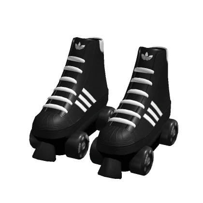 adidas x WhoseTrade Black Superstar Skates