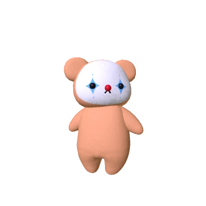 Mini Bear Clown Plushie (RECOLORABLE)
