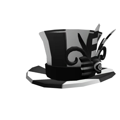 Black & White Top Hat