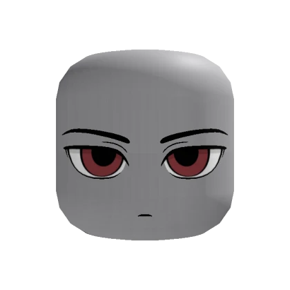 🍀Animated Intimidating Boy Face (Red)