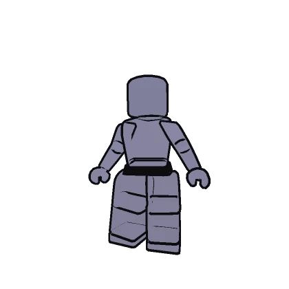 Black Recolorable Ghost Woman