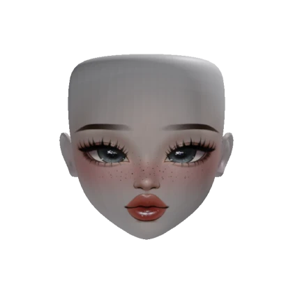 Earthy Freckled Cute Girl Makeup (Customizable)