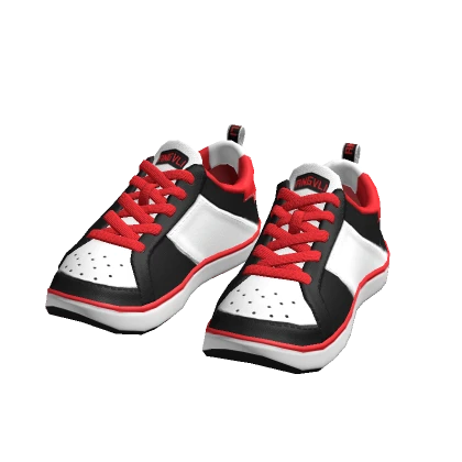 Red/White/Black Combi Sneakers