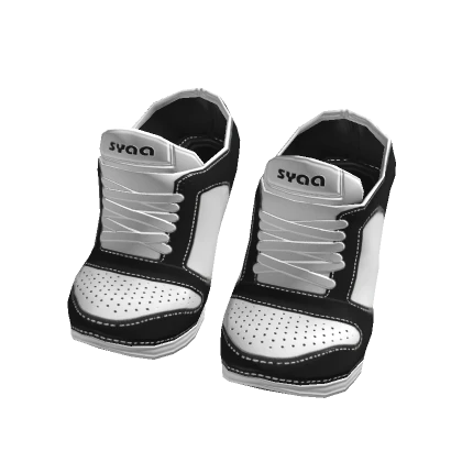 ☆ Black-White Sleazy Sneaker Heels [ IT GIRL ]