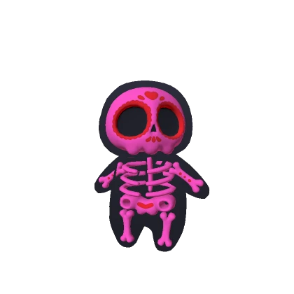 Mini Day of the Dead Sugar Skull Plushie