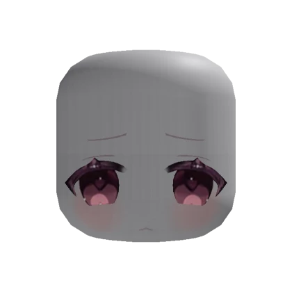 🍀Animated Kawaii Sad Face (Pink)