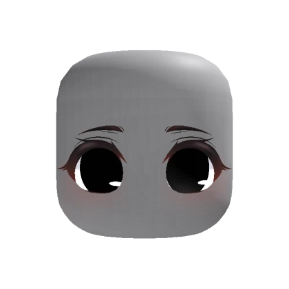 Cute Happy Anime Girl Eyes - Black