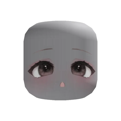 ♡ dynamic :o kawaii cute surpised chibi face mask