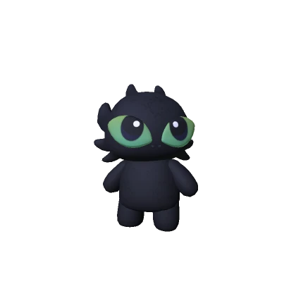Mini Toothless Dragon Plushie