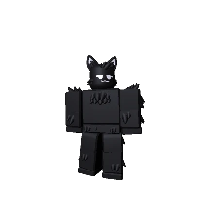 Black Fluffy Cat