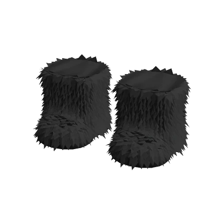 Y2k Black Fur Fluffy Boots 3.0