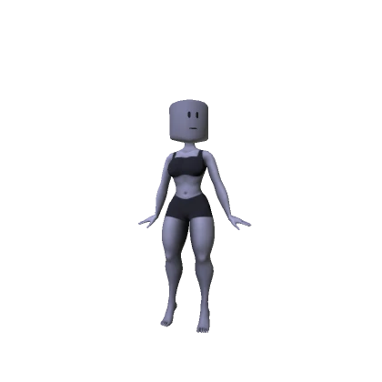 Model Doll Woman - Colorable
